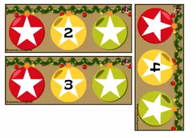 Vista previa - Refuerzo / NEE / Materiales de apoyo - NUMERACION NAVIDAD - página 1