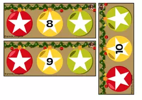 Vista previa - Refuerzo / NEE / Materiales de apoyo - NUMERACION NAVIDAD - página 3