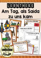 Vorschau - Unterrichtsreihen - Am Tag, als Saída zu uns kam: Lerntheke (Klassen 3/4) - Deckblatt