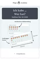 Vorschau - Spiele - Lesespiel: Zahldarstellungen bis 10 000 - Deckblatt