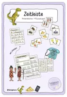 Vorschau - Spiele - Materialpaket: Zeitleiste/Zeitstrahl - Sachtexte als Lesetexte (mit Audiodatei) + Arbeitsblätter Klasse 3/4 - Seite 1