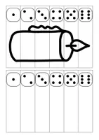 Vorschau - Arbeitsblätter - Puzzle / Würfelspiel / Schneideübung „Weihnachten“ (Pränumerik, Zahlenraum bis 6) - Seite 3