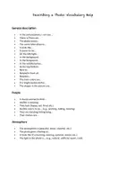 Vorschau - Merkblätter - How to describe a photo - list with useful vocabulary - Seite 2