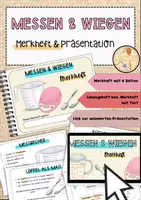 Vorschau - Unterrichtsreihen - Messen & Wiegen | Merkheft | Lösungsheft - Deckblatt