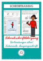 Vorschau - Arbeitsblätter - Schreibschriftlehrgang lateinische Ausgangsschrift - Deckblatt