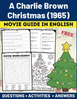 Vorschau - Arbeitsblätter - Movie Guide: "A Charlie Brown Christmas (1965)" - Questions and Answers. - Deckblatt