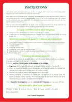 Aperçu - Jeux - Bons à gratter calendrier de l'Avent - Page 1