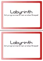 Vorschau - Spiele - Programmieren lernen am Beispiel von Scratch - Minispiel Labyrinth - Deckblatt