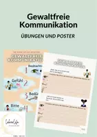 Vorschau - Arbeitsblätter - Gewaltfreie Kommunikation Übungen für die Sekundarstufe Interactive #Silvesterknaller23 - Deckblatt