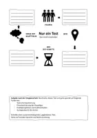 Vorschau - Stundenentwürfe - Materialpaket: Textbeschreibung Prosa - Text: "Nur ein Test" - Seite 2