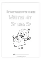 Vorschau - Arbeitsblätter - Wörter mit Sp und St - Rechtschreibtraining - schwierige Buchstabenverbindungen - Material ab Klasse 2 - Seite 2