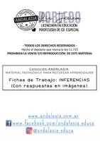 Vista previa - Hojas de trabajo - Fichas de Trabajo: INFERENCIAS - página 1