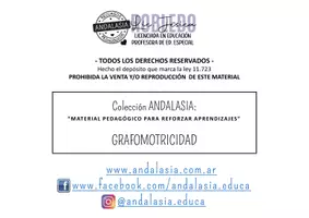 Vista previa - Refuerzo / NEE / Materiales de apoyo - Actividades: GRAFOMOTRICIDAD - página 1