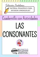 Vista previa - Hojas de trabajo - Actividades: LAS CONSONANTES - Portada