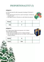 Vorschau - Arbeitsblätter - Weihnachtsaufgaben Proportionalität - Seite 2