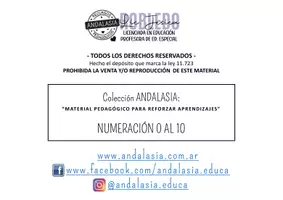 Vista previa - Hojas de trabajo - Actividades: NUMERACIÓN 0 AL 10 - página 1