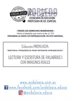 Vista previa - Hojas de trabajo - Actividades: LECTURA Y ESCRITURA DE PALABRAS (CON IMÁGENES REALES) - página 1