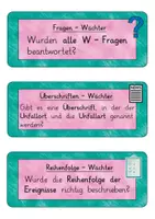 Vorschau - Präsentationen/Tafelbilder - Bericht / Unfallbericht: Sparpaket (Satzanfänge & Aufsatz) - Deutsch - Kl. 3/4 - Seite 2