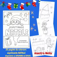 anteprima - Altro tipo di materiale - calendario dell'avvento: aspettando Natale - Pagina di copertina