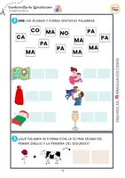 Vista previa - Hojas de trabajo - Post Cuadernillo de Ejercitación Alfabetización 3 - página 3