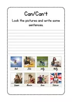 Vista previa - Tarjetas / Manipulativos - Fichas didacticas en ingles - Pack 5 - página 2