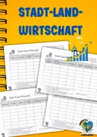 Vorschau - Spiele - Stadt-Land-Fluss: Ökonomische Edition (Klasse 5–12) - Deckblatt