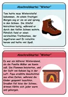 Vorschau - Unterrichtsreihen - Abschreibkartei Thema Winter - DaZ/DaF, Deutsch (schreiben) - Seite 3
