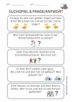 Vorschau - Unterrichtsreihen - DaF/DaZ- Winter Materialpaket - Seite 2