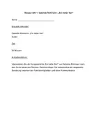 Vorschau - Klassenarbeiten - Klausur zu Gabriele Wohmann "Ein netter Kerl" (Kommunikation) - Seite 1