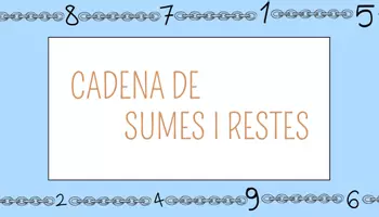 Vista previa - Juegos / Gamificación - CADENA DE SUMES I RESTES - Portada