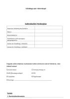 Vorschau - Fördermaterial/Inklusion - Ressourcenorientierter Förderplan zum Ankreuzen - Deckblatt