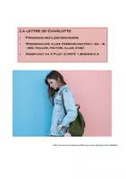 Vorschau - Arbeitsblätter - À Plus 2 Unite 1 Lettre de Charlotte Verben und Leseverstehen; mit Lösung - Deckblatt