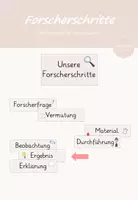 Vorschau - Poster - Forscherschritte - Transparenz für Versuche - Deckblatt