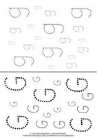 Vorschau - Unterrichtsreihen - Arbeitsblätter G, g Grundschrift Wochenplan Buchstabeneinführung - Seite 2