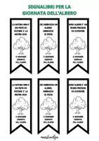 anteprima - Materiale di supporto/inclusione - Segnalibri per la giornata dell'albero - Pagina di copertina