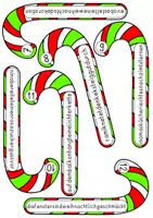 Vorschau - Stationenlernen - Zuckerstangen Schlangensätze für die Adventszeit, Weihnachtszeit - Seite 2
