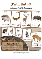 Aperçu - Jeux - J'ai... Qui a ? - Animaux de la forêt et de la campagne - Page de couverture