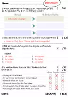 Vorschau - Test - Zwei Tests: Indirekte Rede + Merkmale von Kurzgeschichten - Seite 3