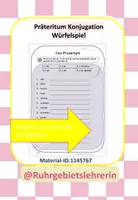 Vorschau - Arbeitsblätter - Präteritum Arbeitsblatt Würfeln - Seite 3