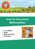 Vorschau - Arbeitsblätter - Weihnachten - Finde die Unterschiede - Karlchen Krabbelfix - Deckblatt