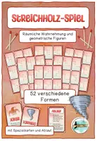 Vorschau - Spiele - Spiel mit Streichhölzern zur räumlichen Wahrnehmung #silvesterknaller25 #rabattraketenzusalevester25 - Deckblatt
