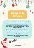 Vista previa - Juegos / Gamificación - Calendarios de adviento - página 1