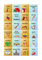 Vorschau - Spiele - Zuordnungsspiel Hauptstädte & Länder - Kontinent Amerika - Erdkunde - Seite 2