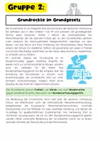 Vorschau - Stundenentwürfe - Grundgesetz Gruppenarbeit: Grundrechte, Staatsprinzipien, Verfassungsänderungen, Geschichte - Seite 3