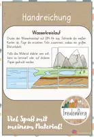 Vorschau - Arbeitsblätter - Wasserkreislauf Tafelbild - Seite 1