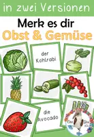 Vorschau - Stundenentwürfe - Komplettpaket Obst & Gemüse - mit großer Lernwerkstatt - Seite 1