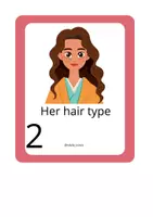 Vista previa - Tarjetas / Manipulativos - IG HAIR VOCABULARY PARTNER DICTATION - página 2