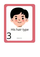 Vista previa - Tarjetas / Manipulativos - IG HAIR VOCABULARY PARTNER DICTATION - página 3