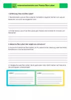 Vorschau - Arbeitsblätter - Internetrecherche zum Thema Öko-Label (Nachhaltigkeit, Greenwashing) - Deckblatt