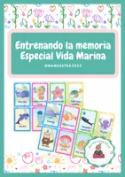 Vista previa - Juegos / Gamificación - Entrenando la memoria. Especial vida marina - Portada